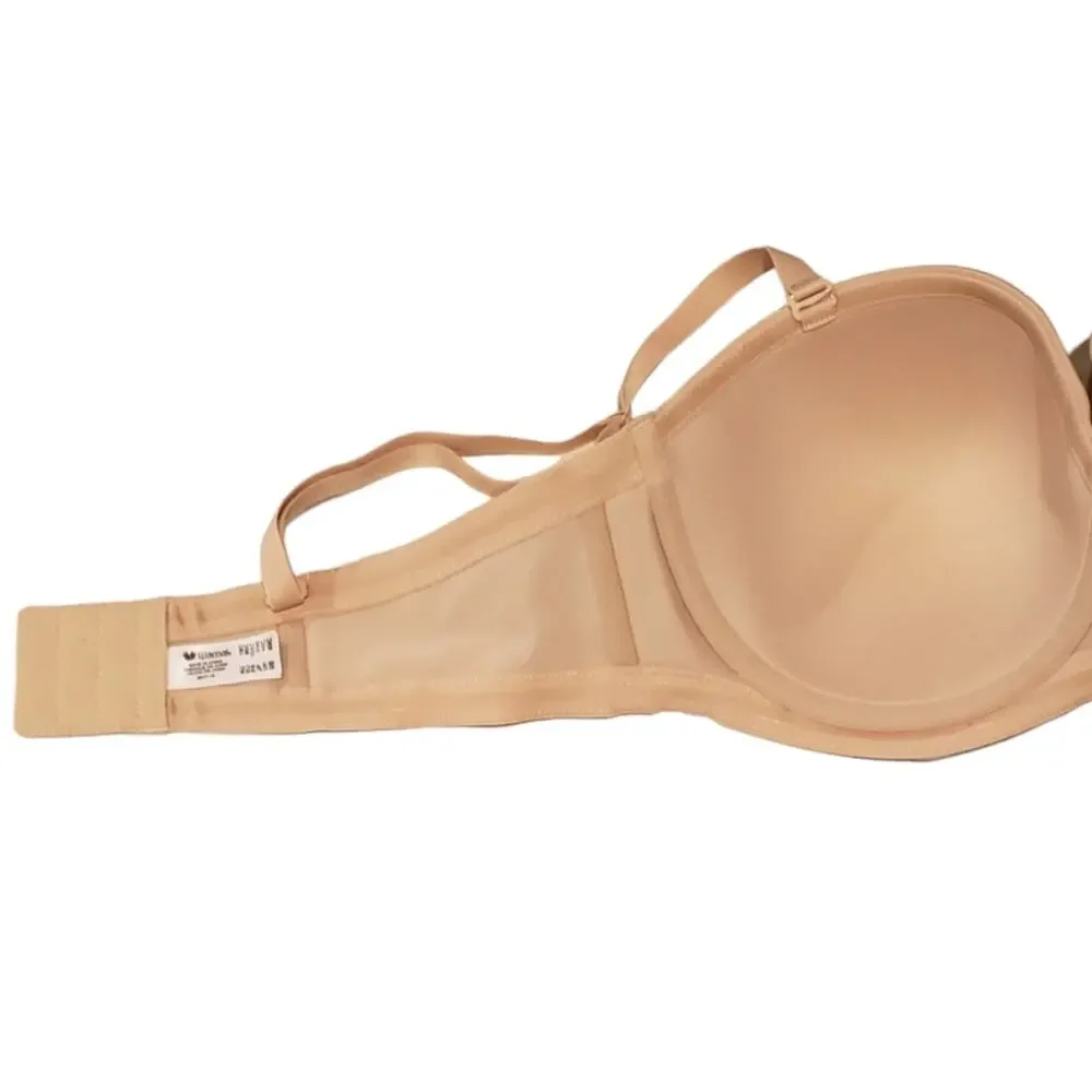 Wacoal Bra Strapless Convertible Red Carpet Sand Size 40C Underwire Full Figure - Picture 10 of 13